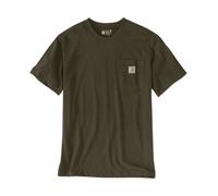 Carhartt Relaxed Fit Heavyweight Pocket T-Shirt Burnished Logs Heather Xxl
