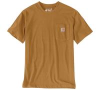 Carhartt - Workw Pocket S/S - T-shirt size S, orange/brown