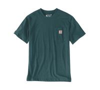 Carhartt Relaxed Fit Heavyweight Short Sleeve K87 Pocket T-Shirt Greenstone M