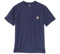 Carhartt Relaxed Fit Heavyweight Short-Sleeve K87 Pocket T-Shirt Navy