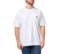 Carhartt Relaxed Fit Heavyweight Short-Sleeve K87 Pocket T-Shirt White