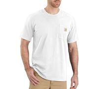Carhartt Relaxed Fit Heavyweight Short-Sleeve K87 Pocket T-Shirt White
