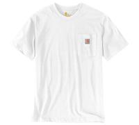 Carhartt Relaxed Fit Heavyweight Short-Sleeve K87 Pocket T-Shirt - White