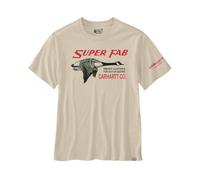 Carhartt Relaxed Fit Lightweight Short-Sleeve Fab Graphic T-Shirt Oat Milk L