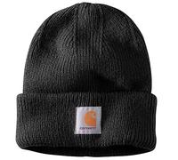 Carhartt Workwear 105560 Womens Rib Knit Acrylic Hat Black Colour: Bla One Size