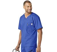 Carhartt Ripstop Men's Utility Scrub Top, Royal, Medium
