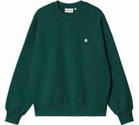 Carhartt - Round neck Sweatshirt - W' Casey Sweatshirt Dark Fir / Silver for Women - Size XS - Green Green XS