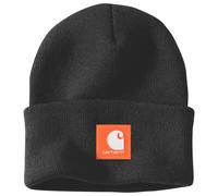 Carhartt - Rubber Patch Watch Cap Beanie - Beanie size One Size, black