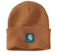 Carhartt - Rubber Patch Watch Cap Beanie - Beanie size One Size, brown