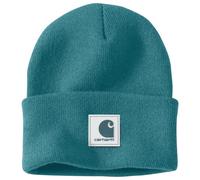 Carhartt - Rubber Patch Watch Cap Beanie - Beanie size One Size, turquoise