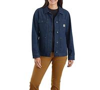 Carhartt Workwear 105449 Womens Relaxed Fit Denim Jacket Basin M Colou M