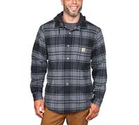 Carhartt Rugged Flex Relaxed Fit Hood Long Sleeve Shirt Grey 2XL Men