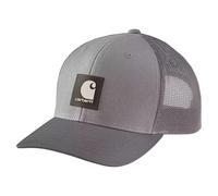 Carhartt Rugged Flex Twill Mesh-back Logo Patch Cap Grey