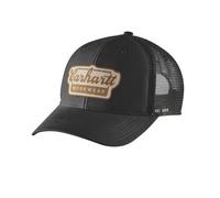 Carhartt Rugged Flex™ Twill Mesh-Back Script Patch Cap Black