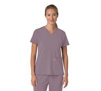 Carhartt Women's Women's Flex Panel V-Neck Scrub Top, Lavender Mist, S
