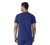 Carhartt Scrubs C16113 Force® Modern Fit V-Neck Top, Galaxy Blue, Medium