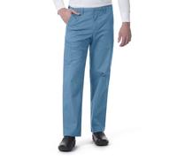 Carhartt Men's Straight Fit Multi-Cargo Medical Scrubs Pants, Azure Blue, Medium