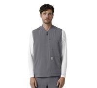 Carhartt Scrubs C86510 Men's Force® Cross-Flex Lightweight Scrub Vest Large Pewter