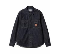 Carhartt - Shirt jacket - Lincoln Shirt Jac Rinsed Blue for Men in Leather - Size S Blue