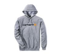 Carhartt Signature Logo Hoodie Gray Melange XL