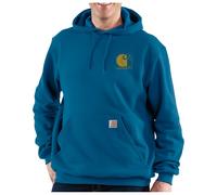 Carhartt - Signature Logo Sweatshirt - Hoodie size XL, blue