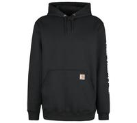 Carhartt - Sleeve Logo Hooded Sweatshirt - Hoodie size XS, black