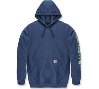 Carhartt Logo Hoodie Blue L