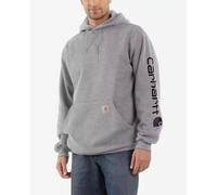 Carhartt Workwear K288 Sleeve Logo Hoodie Loose baggy fit Heather Grey S