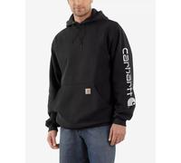 Carhartt - Sleeve Logo Hooded Sweatshirt - Hoodie size M, black