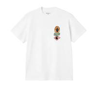 Carhartt WIP Mens Loose Fit Stacked Grapes T-Shirt - Colour: 02XX White - Size: Large