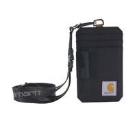 Carhartt Workwear B0000247 Nylon Duck Id Holder And Lanyard Black One One Size