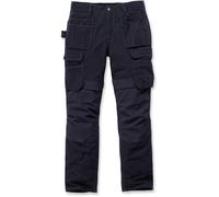 Carhartt Steel Rugged Flex Relaxed Fit Doppelfront-Cargo-Arbeitshose mit Mehreren Taschen, Herren, Blau, W32/L28