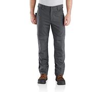 Carhartt Steel Rugged Flex Relaxed Fit Double Front Utility Multi-Pocket Work Trousers Men Gray W30/L30