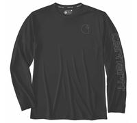 Carhartt Sun Defender L/S Black T-Shirt Size 2XL