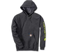 Carhartt Workwear K288 Sleeve Logo Hoodie Loose baggy fit Carbon Heath M