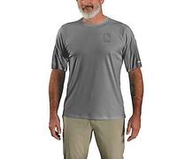 Carhartt T-shirt - carhartt force sun defender™ relaxed logo t-shirt - Grey - M