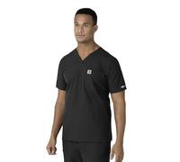Carhartt Tall Size Men's Force V-Neck Shirttail Top, Black, XL