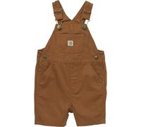 Carhartt unisex-baby Loose Fit Canvas Shortall, Carhartt Brown, 3 Months