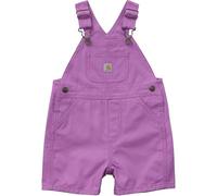 Carhartt Unisex Baby Loose Fit Overall Shorts Canvas Shortalls, Bodacious Hot Pink, 3 Months