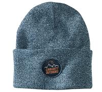 Carhartt Unisex Knitted Cuffed Hat (Closeout), Night Blue/Alpine Blue Marl, One Size