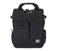 Carhartt Unisex's 28l Nylon Cinch-top Convertible Tote Backpack, Durable Pack with Laptop Sleeve, Black, One Size
