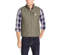 Carhartt Unisex Rain Defender, Relaxed Fit, Lightweight Insulated Vest, XL Tall