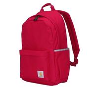 Carhartt Unisex's 21l Classic Backpack, Water-Resistant Pack W/ 15" Laptop Sleeve and Organizational Compartments, Industry Red, PFAS Free