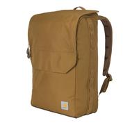 Carhartt Unisex's 21l Top-Load Backpack, Water Resistant Coated Canvas Base with Laptop Sleeve Brown, One Size