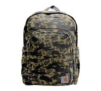 Carhartt Unisex's 25l Classic Backpack, Durable Water-Resistant Pack W/ 15" Laptop Sleeve and Multiple Organizational Compartments, Blind Duck Camo, PFAS Free