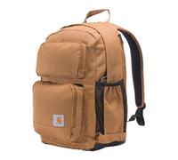 Carhartt Unisex's 28l Backpack, Durable Pack with Laptop Sleeve and Duravax Abrasion Resistant Base, Everyday Dual Compartment Brown, One Size