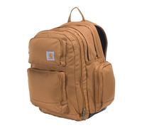 Carhartt Unisex's 35l Backpack, Durable Pack with Laptop Sleeve and Duravax Abrasion Resistant Base Bacpack, Everyday Triple Compartment Brown, One Size