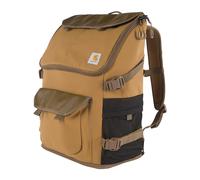 Carhartt Unisex's 35l Nylon Workday Backpack, Durable Water-Resistant Pack with 15" Laptop Sleeve and Adjustable Shoulder Straps Brown, One Size