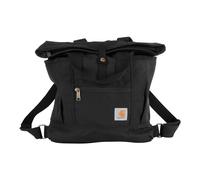 Carhartt Unisex's, Durable Bag with Adjustable Straps and Laptop Sleeve, Convertible Backpack Tote (Black), One Size