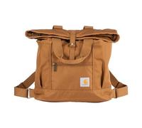 Carhartt Unisex's, Durable Bag with Adjustable Straps and Laptop Sleeve, Convertible Backpack Tote Brown, One Size